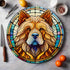 Chow Chow Glass Suncatcher Worktop Saver
